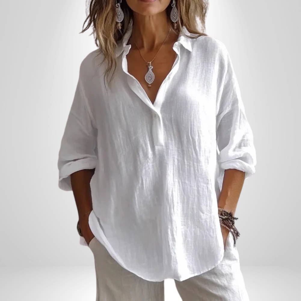 Sophia™ | Bluse med afslappet elegance