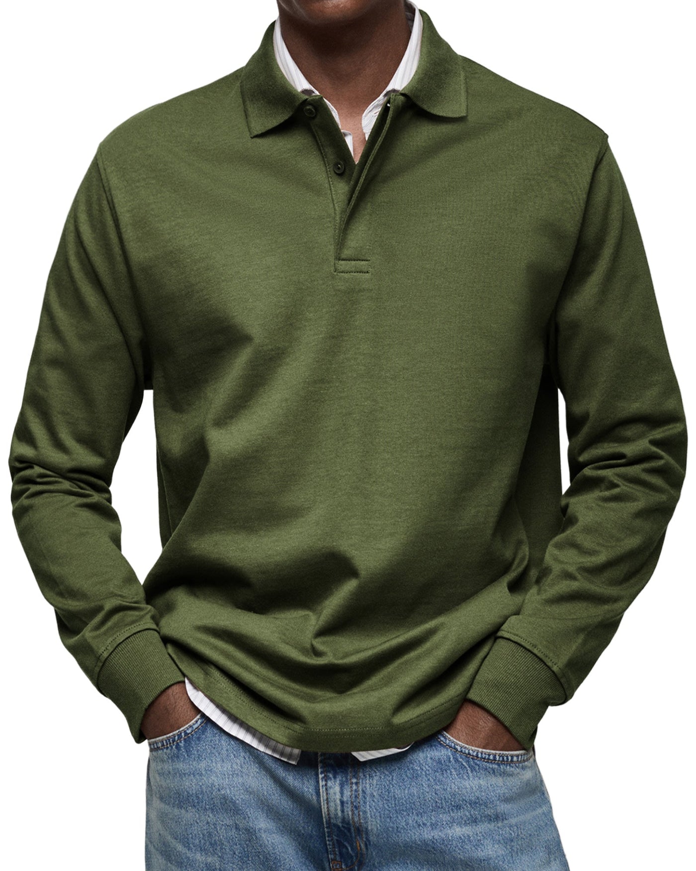 Torsten™ | Casual Poloshirt med Lange Ærmer