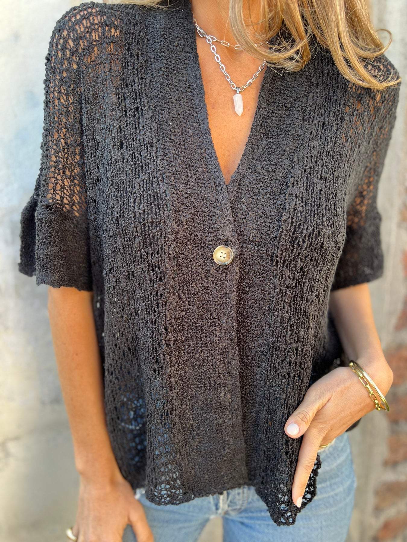 Chic Struktureret Top